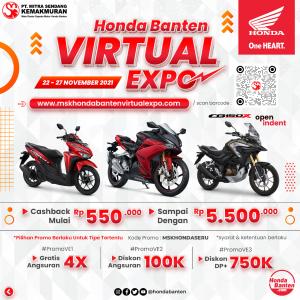 Honda Banten Virtual Expo Kembali Digelar Dapatkan Diskon Sampai 5,5juta